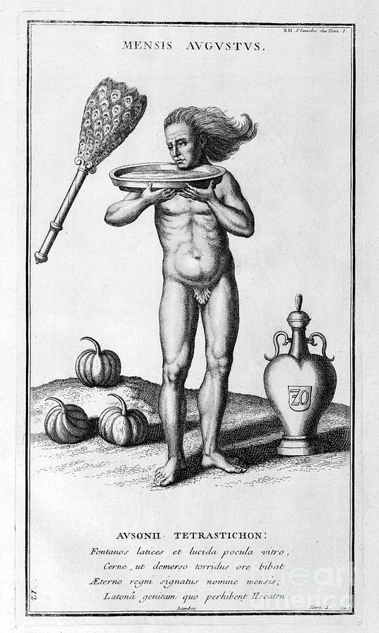 A Representation Of August, 1757 Drawing by Print Collector