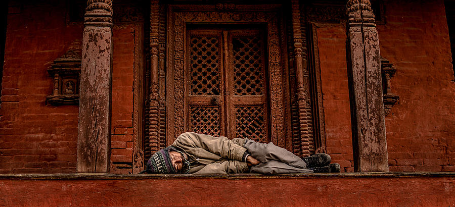 Nepal Photograph - A Resting Place by Sudin Kc