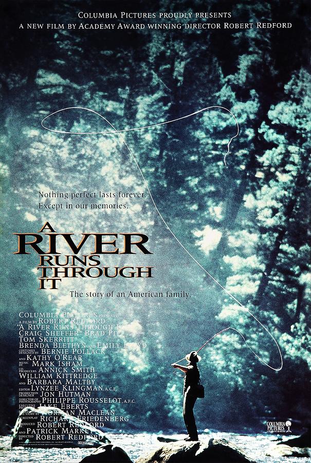 Movie Poster Photograph - A River Runs Through It -1992-. by Album