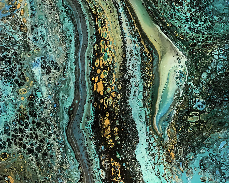 A River Runs Through It By Teresa Wilson Painting