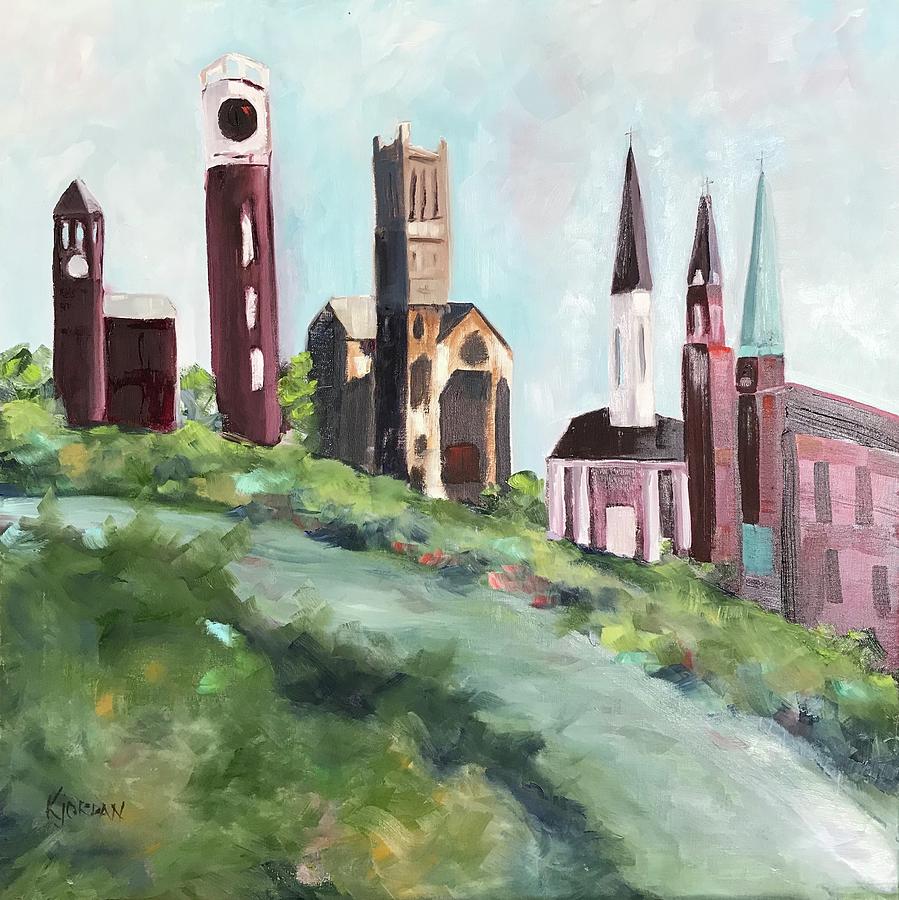 Rome Painting - A River Runs Through It by Karen Jordan Rome Painting - A River Runs Through It by Karen Jordan
