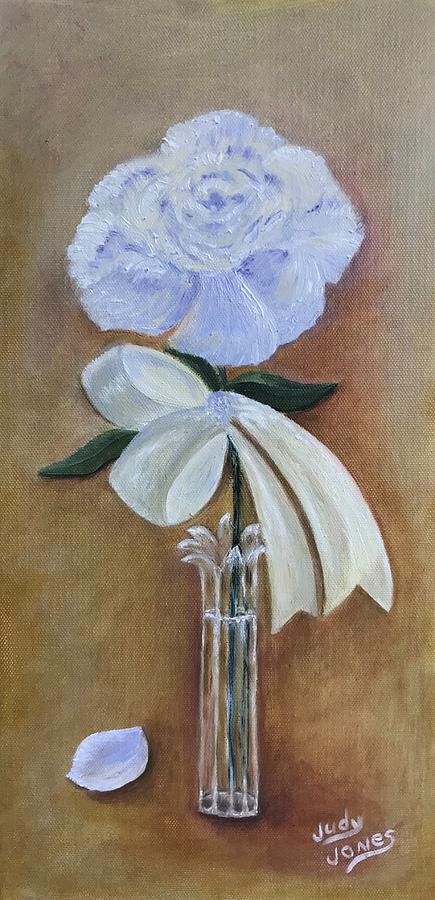 Rose Painting - A Rose From My Daughter by Judy Jones