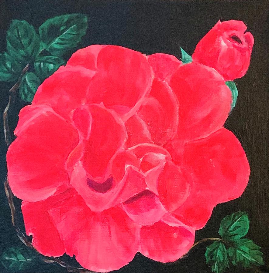 A Rose is a Rose  Painting by Patricia Halstead