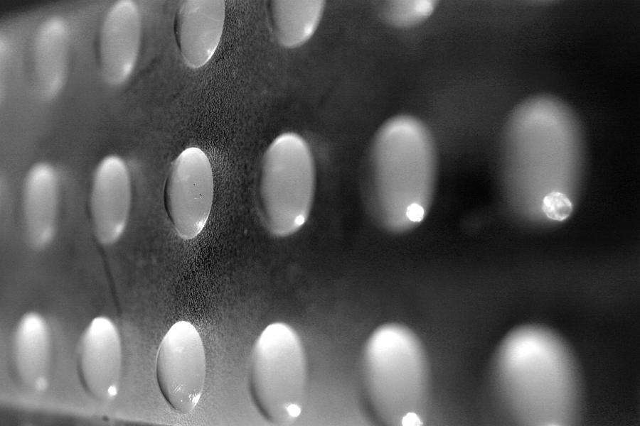 A Row Of  Droplets  Texture -  Plastic Photograph by Juliardi