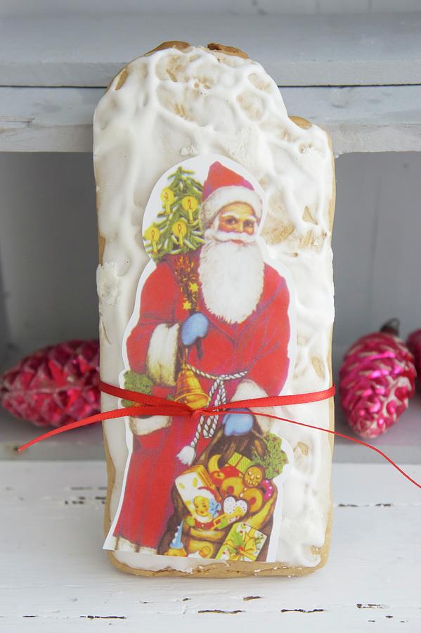 A Santa Claus Biscuit france Photograph by Martina Schindler