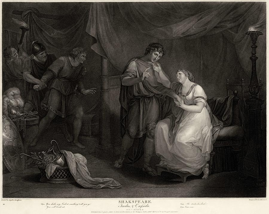 A Scene From Troilus And Cressida  Angelica Kauffmann Painting