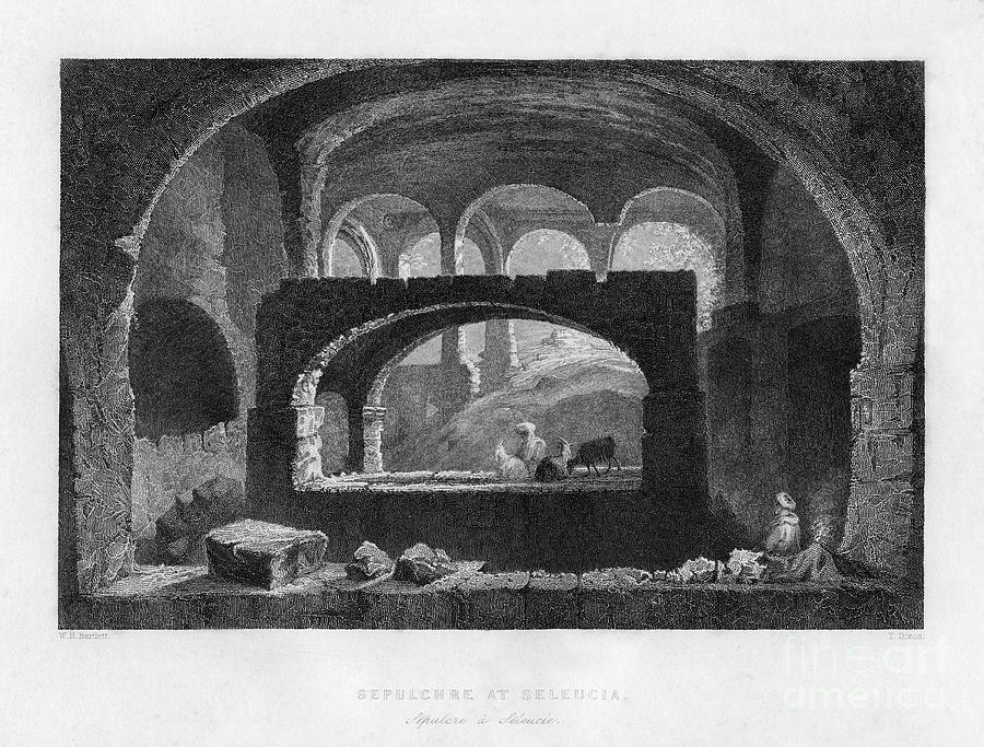 A Sepulchre At Seleucia, Mesopotamia Drawing by Print Collector