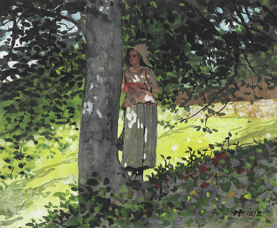 A Shady Spot Houghton Farm by Winslow Homer 1878 Painting by Movie Poster Prints