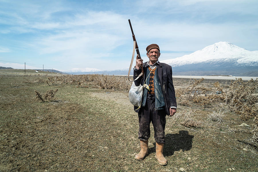 A shepherd in Eastern Turkey Photograph by Kamran Ali