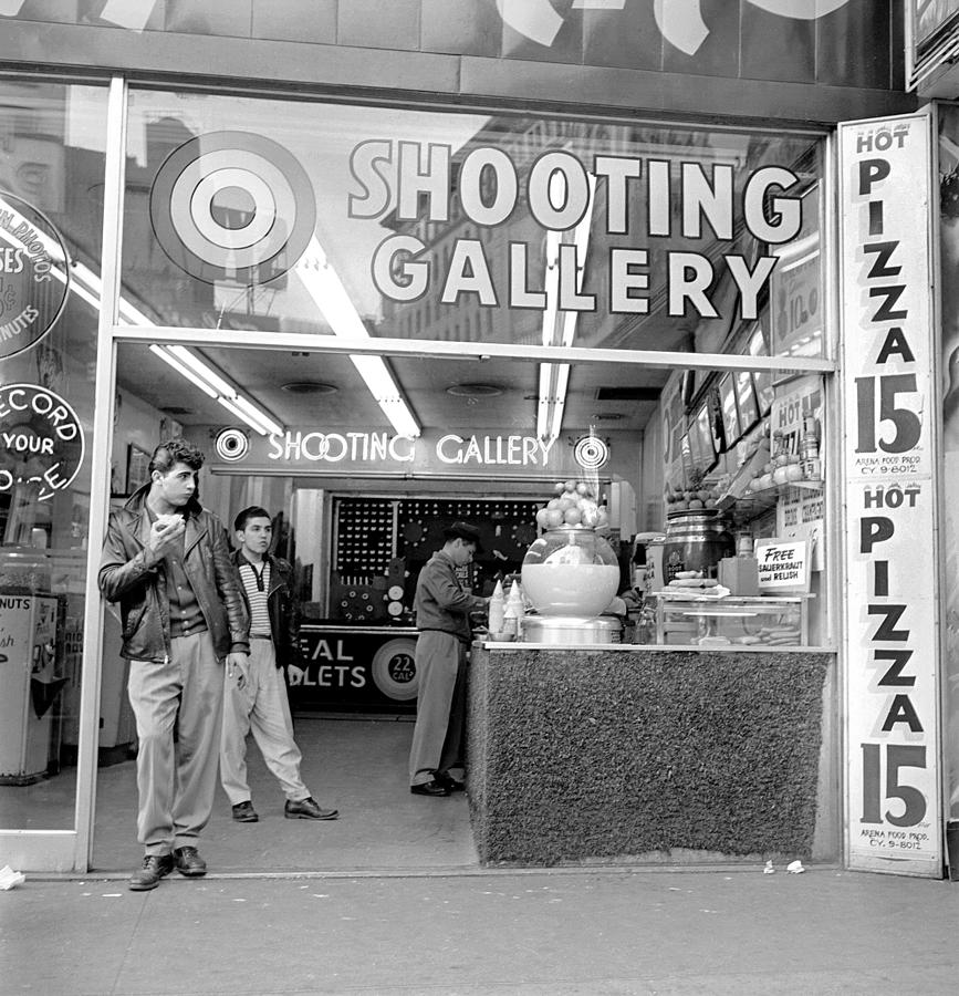 A Shooting Gallery, Pizza And Snack Photograph by New York Daily News Archive