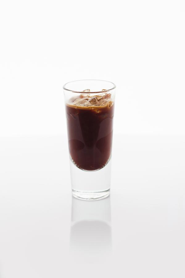 A Shot Of Iced Espresso Photograph by Andrew Young