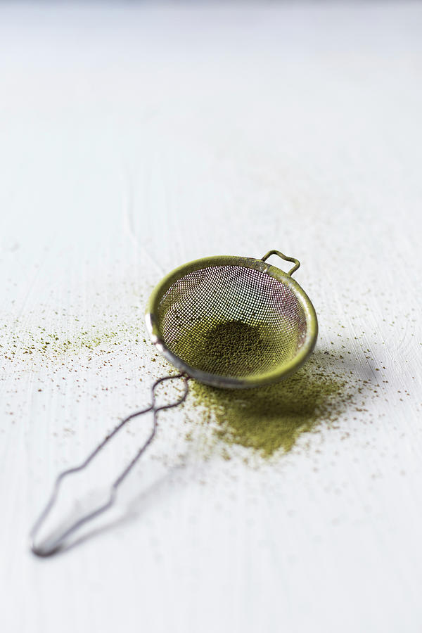 A Sieve With Matcha Powder Photograph by Great Stock!