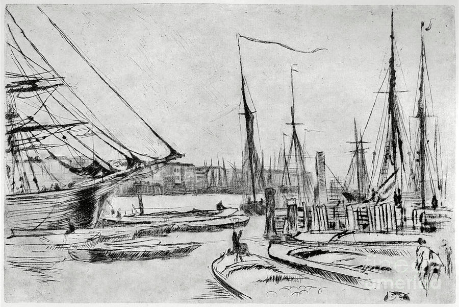A Sketch From Billingsgate, 19th Drawing by Print Collector