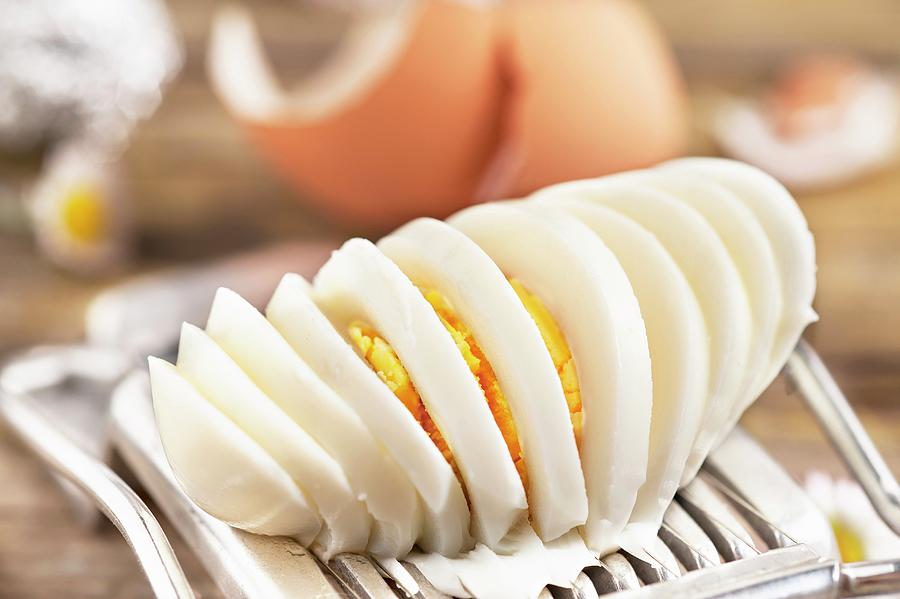 A Sliced Egg Photograph by Piga & Catalano S.n.c.