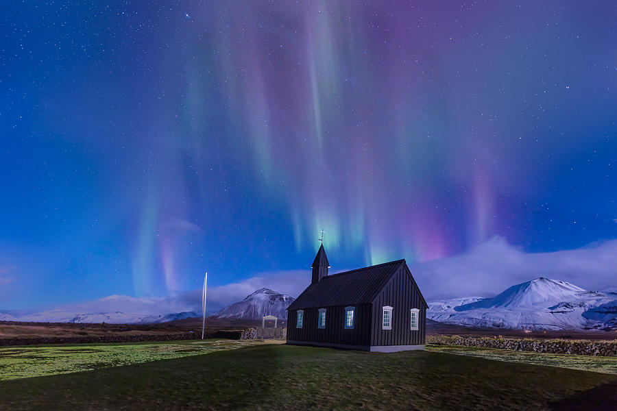 A Small Icelandic Church Photograph by James Bian