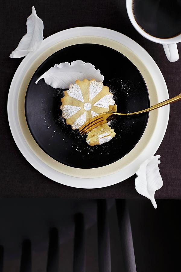 A Small Vanilla Torte For New Year Photograph by Aina C. Hole