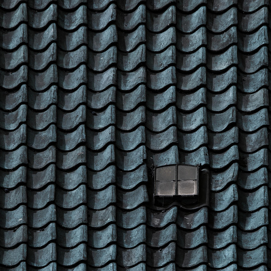 Architecture Photograph - A Small Window On The Roof by Inge Schuster