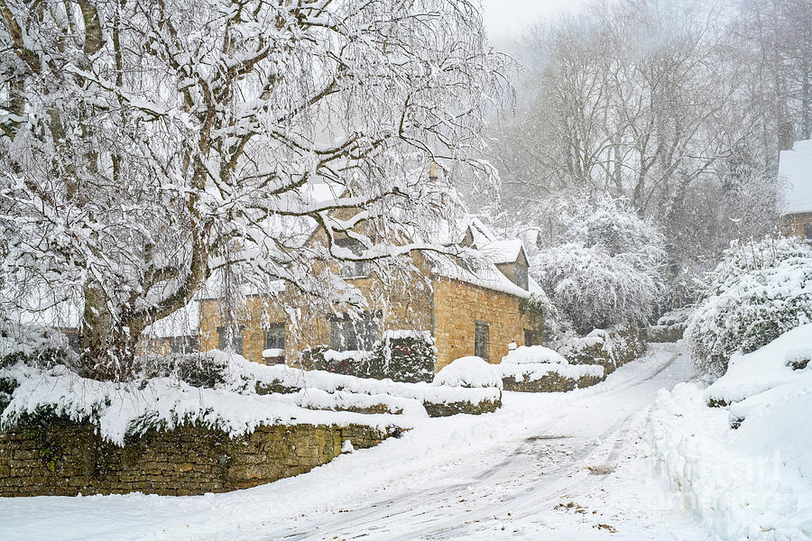 Winter Photograph - A Snowshill Winter by Tim Gainey