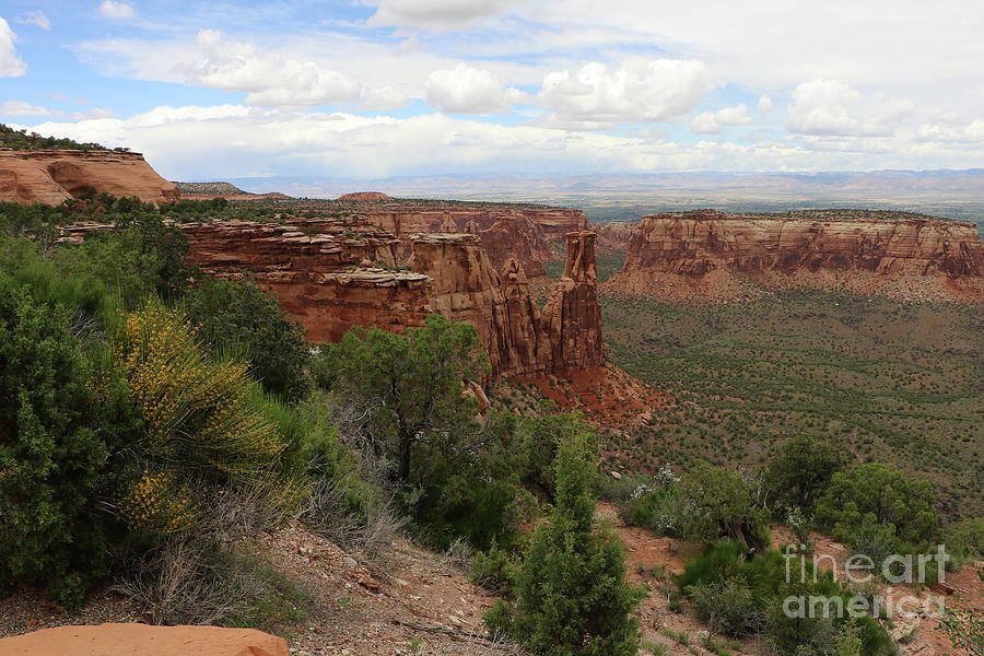 Nature Photograph - A Spectacular View - Colorado Monument by Christiane Schulze Art And Photography