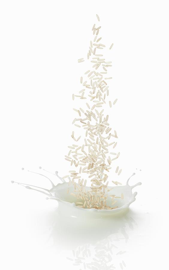 A Splash Of Rice Milk Photograph by Krger & Gross