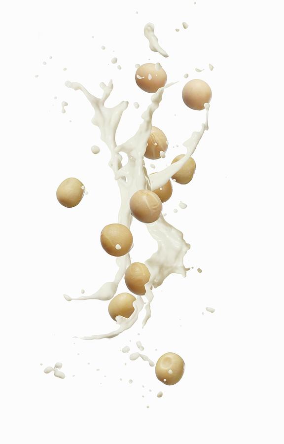 A Splash Of Soy Milk Photograph by Krger & Gross