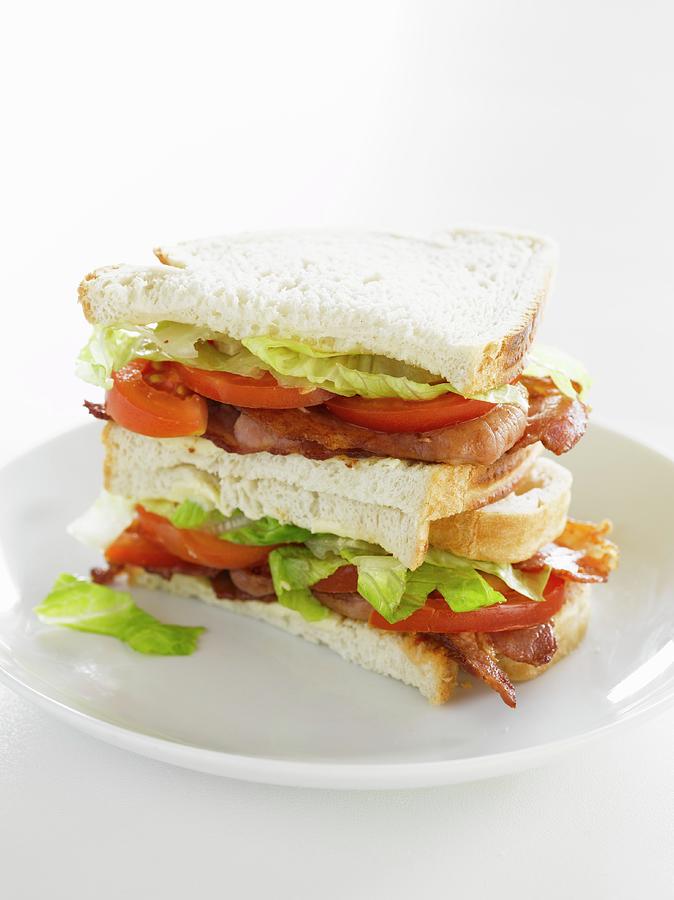 A Stack Of Blt Sandwiches Photograph by Bill Kingston
