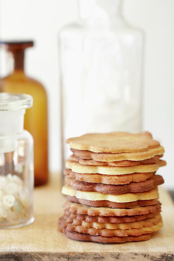 A Stack Of Butter Biscuits Photograph by Tim Atkins Photography