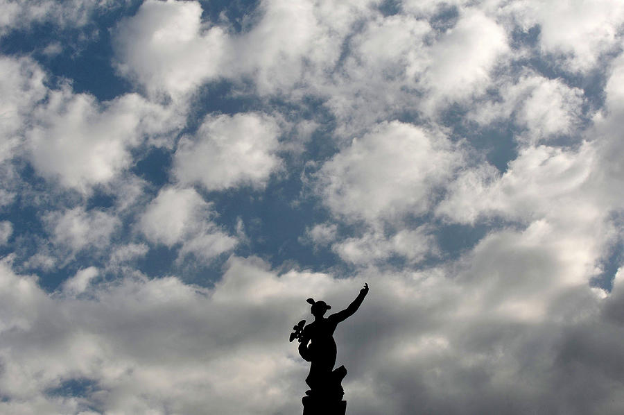 A Statue of Roman God Mercury is Seen Photograph by Srdjan Zivulovic ...