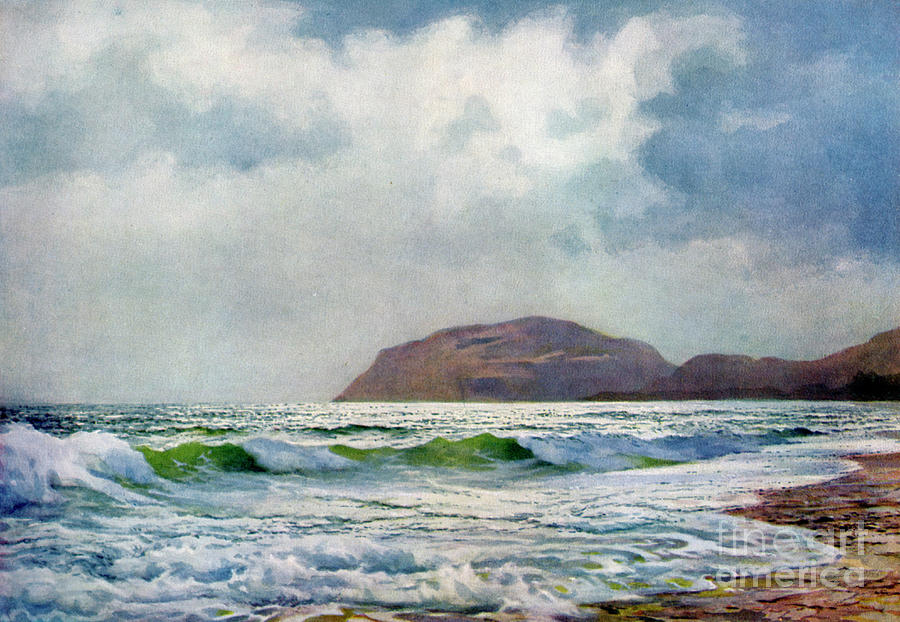 A Stormy Day Near Llandudno, Wales Drawing by Print Collector