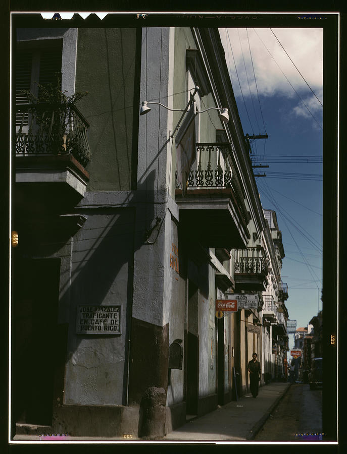 A Street in San Juan Painting by Delano, Jack