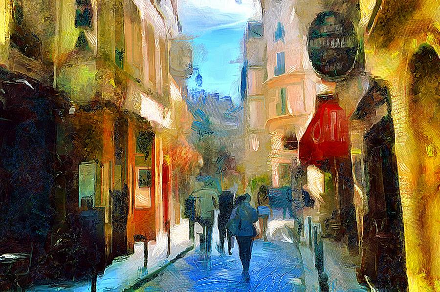 A Stroll in Paris by Wayne Pascall A Stroll in Paris by Wayne Pascall