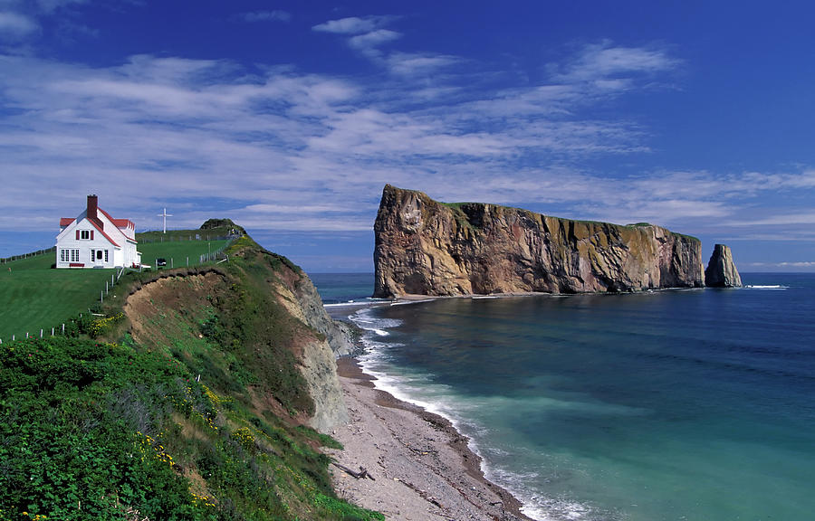 A Stunning View Of The Gaspe Perce Rock Photograph by Laughingmango
