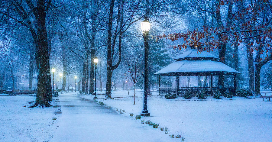 Winter Photograph - A Sunday Evening by Dwight Sutton