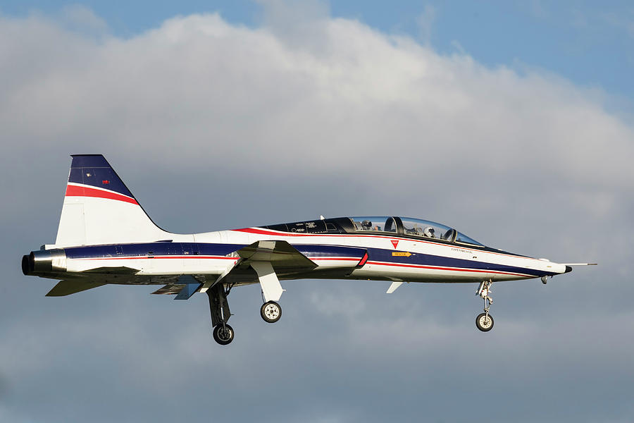 A T-38 Talon On Final Approach Photograph by Rob Edgcumbe