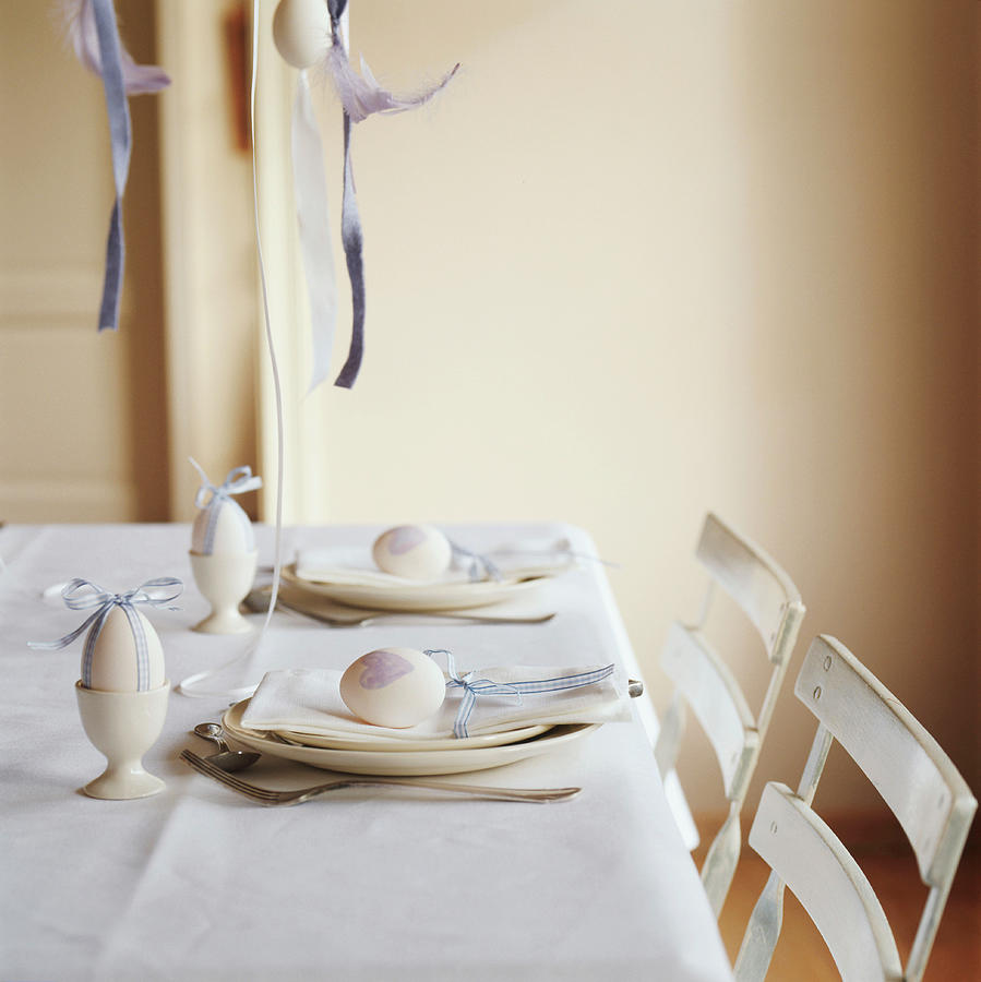 A Table Laid For Easter Photograph by Michele Francken