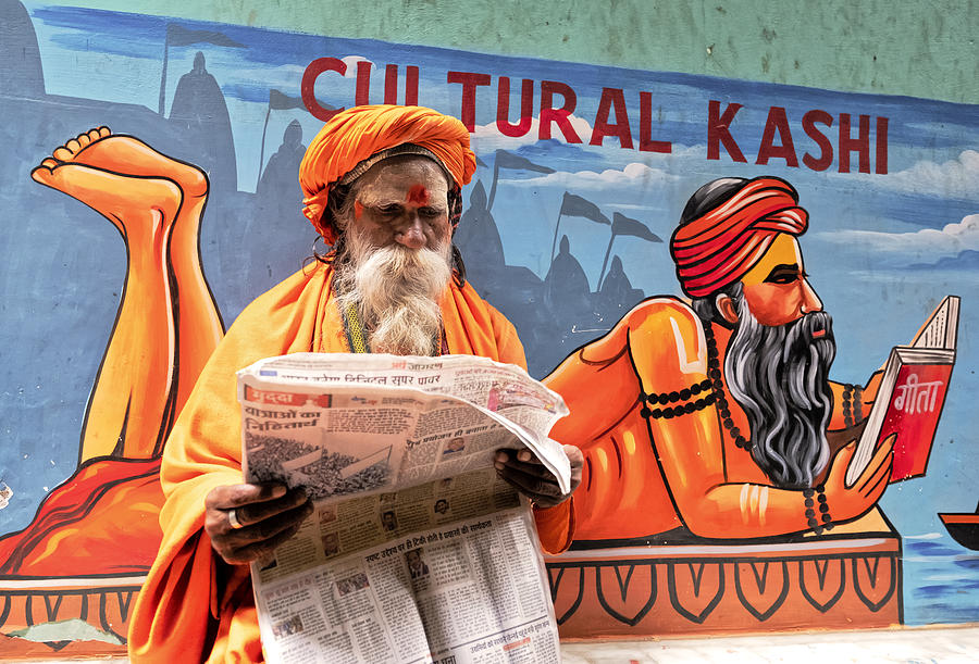 Varanasi Photograph - A Tale Of Varanasi by Ajit Kumar Majhi