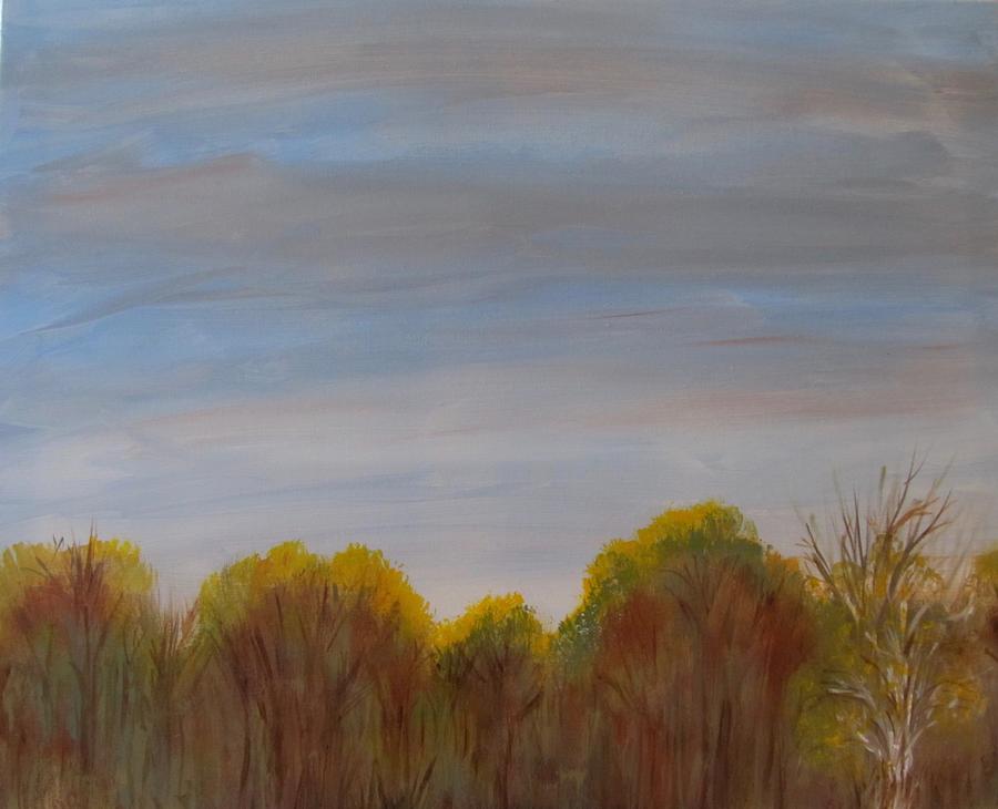 Fall Painting - A Touch Of Gold by Lorraine Centrella