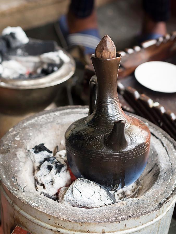 A Traditional Ethiopian Jug Called A Jabena That Is Used During Coffee Ceremonies Photograph by Magdalena Paluchowska