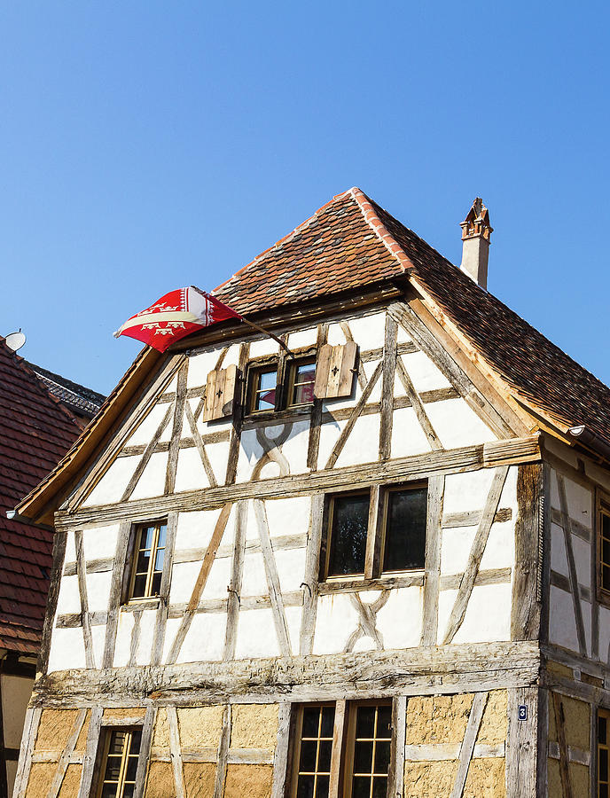 A Traditional House In Alsace - 3 - France Photograph by Paul MAURICE