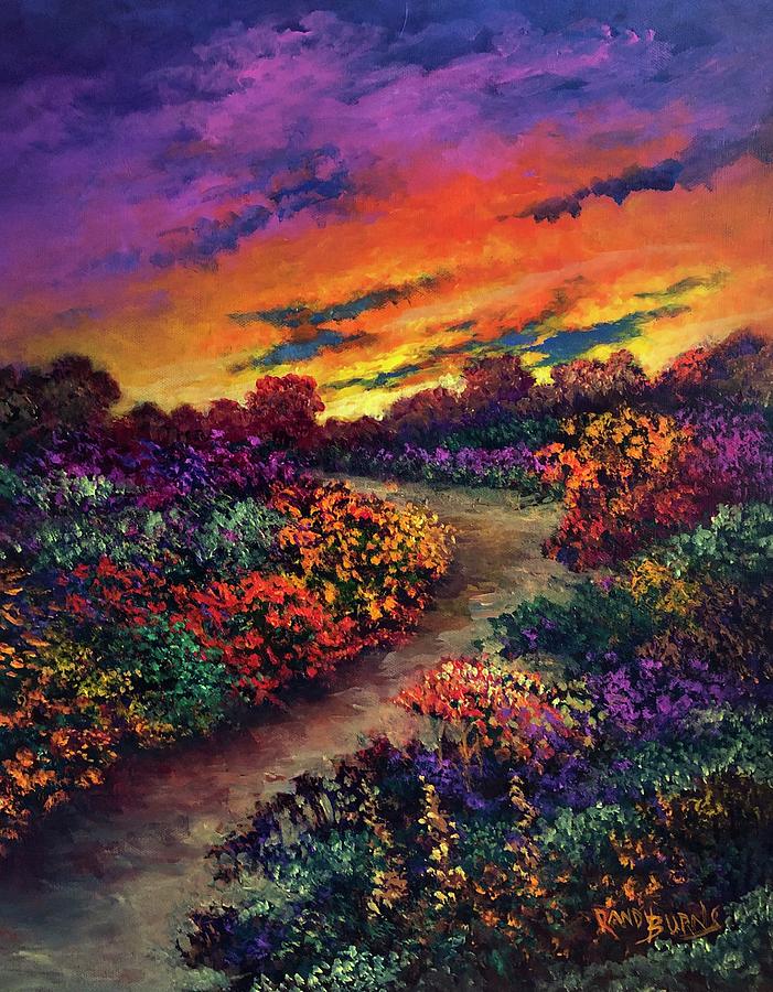  Twilight Trail Painting by Rand Burns