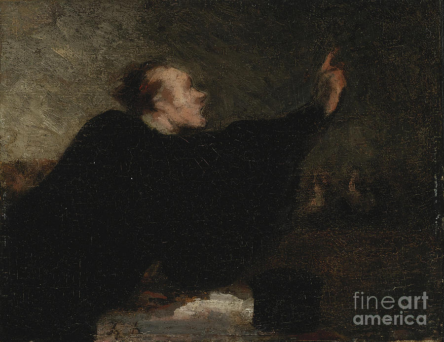 A Trial Lawyer, 1853-1854 Drawing by Heritage Images A Trial Lawyer, 1853-1854 Drawing by Heritage Images