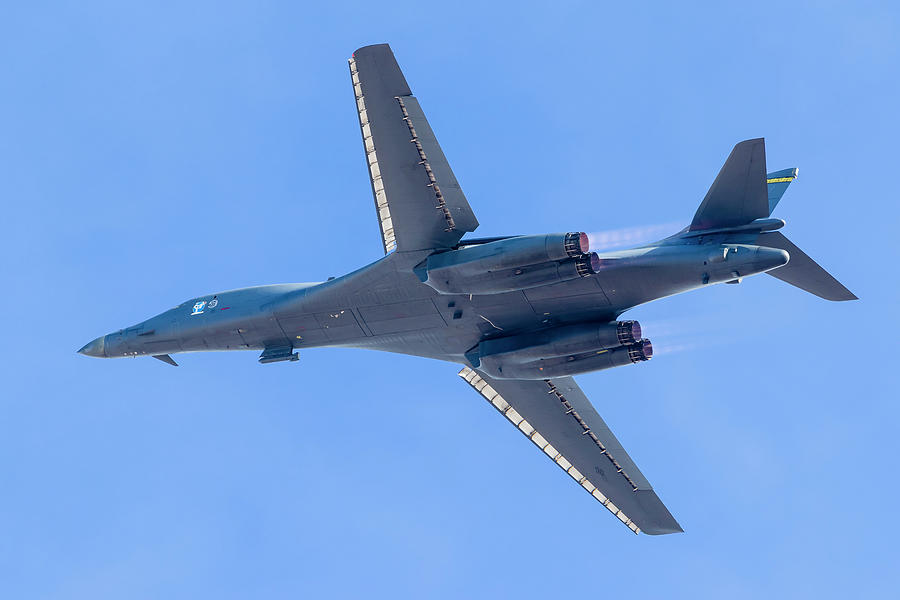 A U.s. Air Force B-1b Lancer In Full Photograph by Rob Edgcumbe