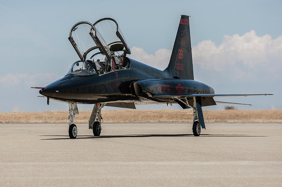 A U.s. Air Force T-28a At Beale Air Photograph by Erik Roelofs - Fine ...