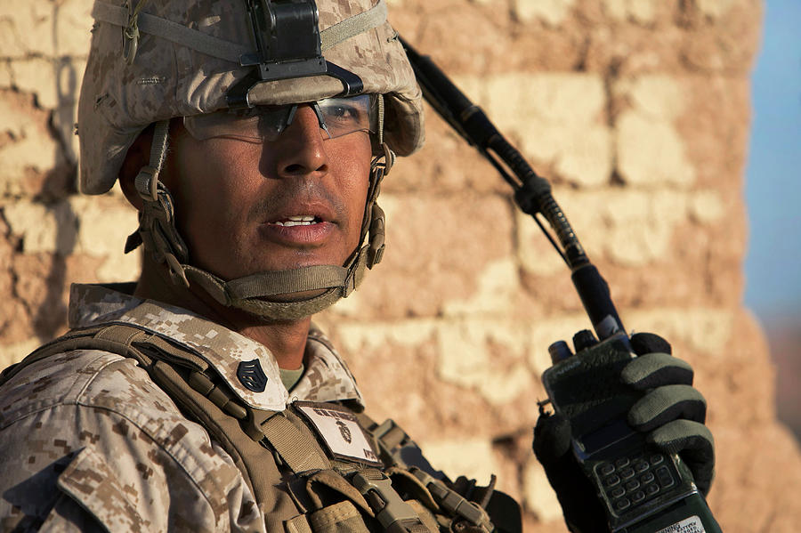 A U.s. Marine Corps Infantryman Photograph by Stocktrek Images