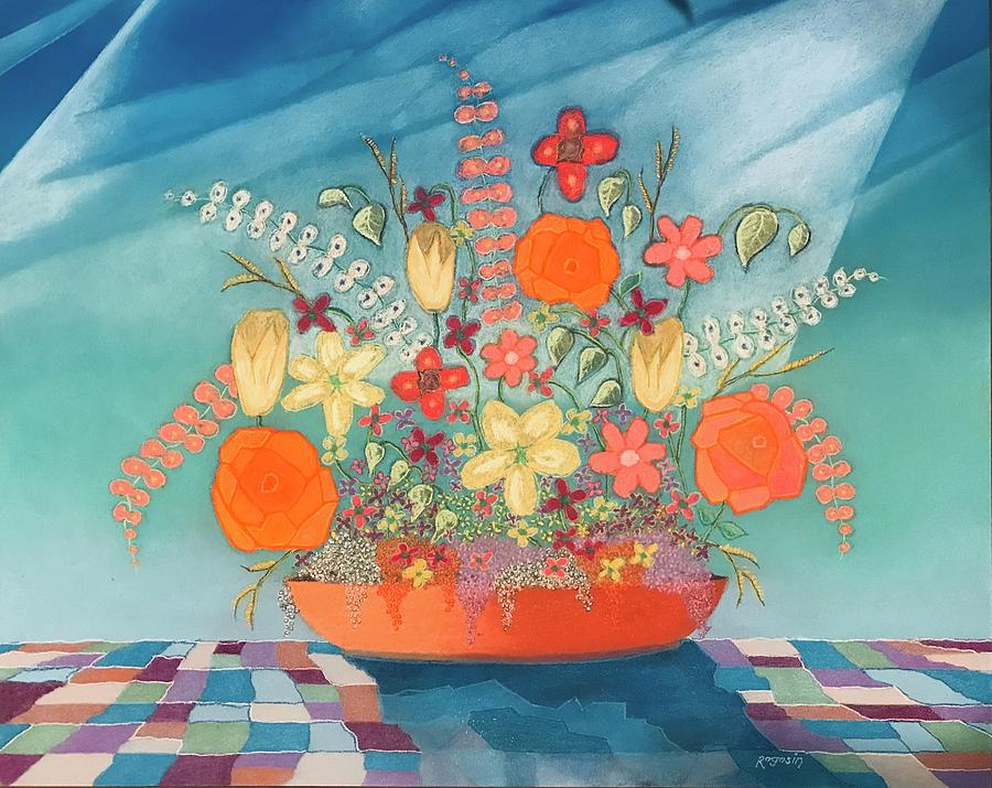 A Vase of Flowers V by Harvey Rogosin A Vase of Flowers V by Harvey Rogosin