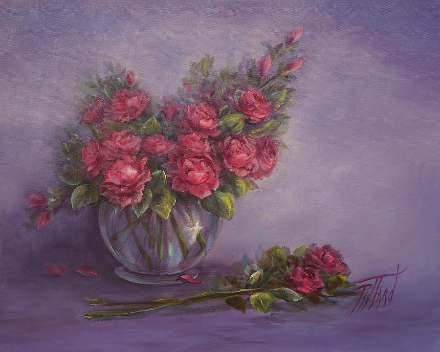 Pretty in Pink Painting by Lynne Pittard