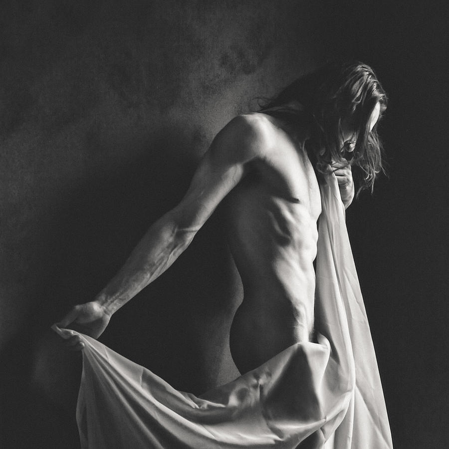 Nude Photograph - A Veil Series by Thomas Simpson
