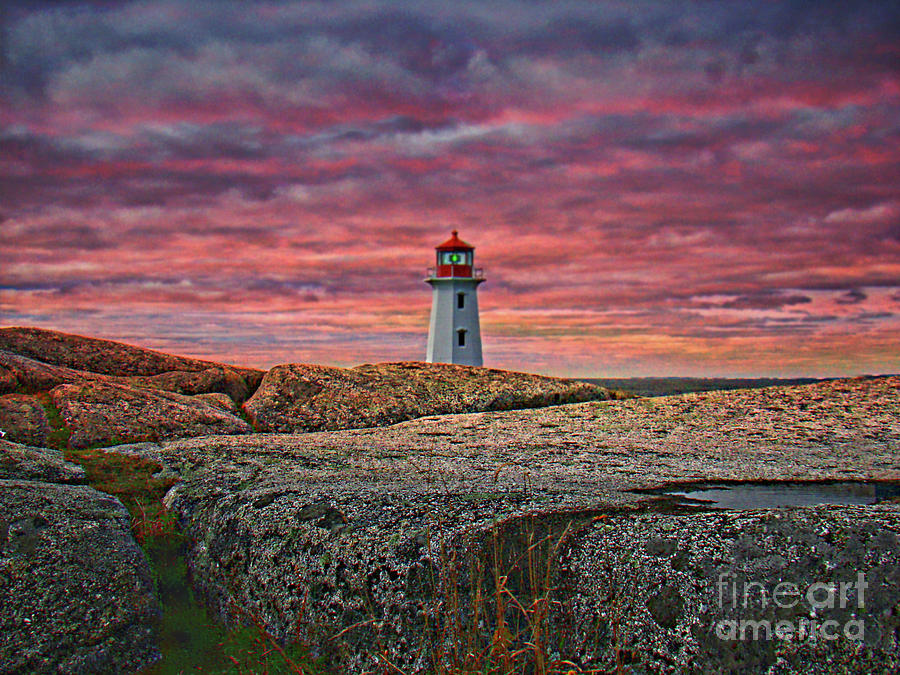 A View At Peggys Cove, NS, Canada II Photograph by Al Bourassa