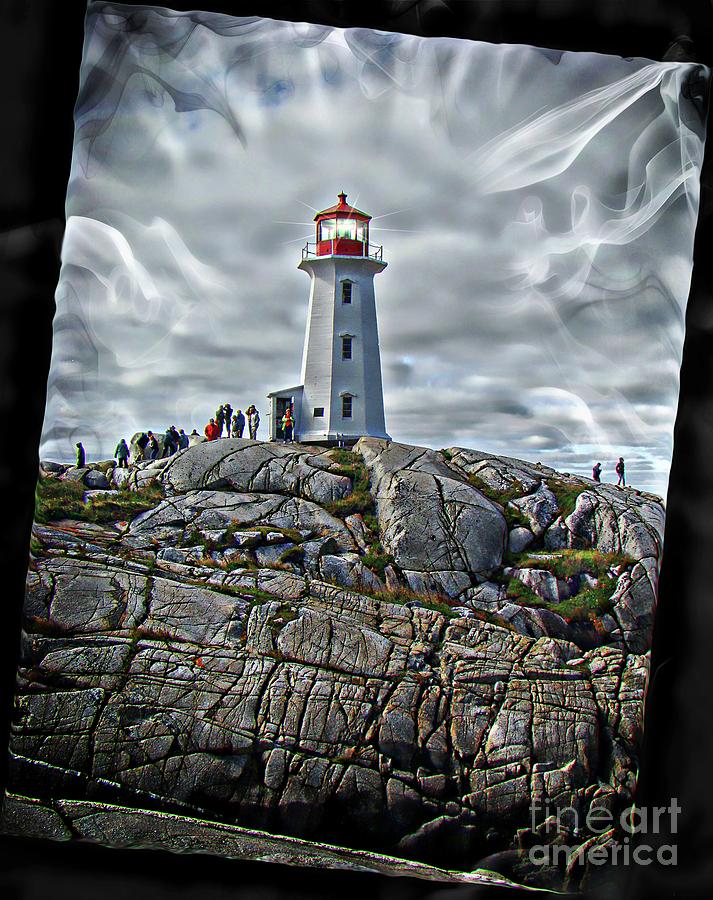 A View At Peggys Cove, NS, Canada V  Photograph by Al Bourassa