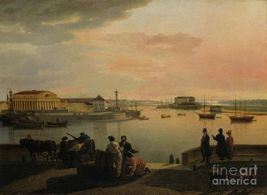 A View From St Petersburg Drawing by Heritage Images